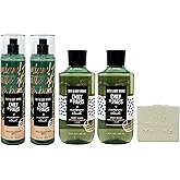 Bath & Body Works Emily In Paris - Macaron Cloud 4 Piece Value Pack - 2 Fragrance Mists and 2 Body Washes - with a Natural Oats Bar Soap - Full Size