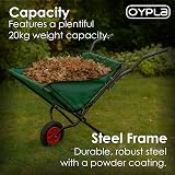 Oypla Lightweight Folding Garden Wheelbarrow 20kg Capacity Steel Frame view 3
