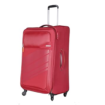 American Tourister Polyester 79 cms Red Softsided Check-in Luggage (96O (0) 00 003)
