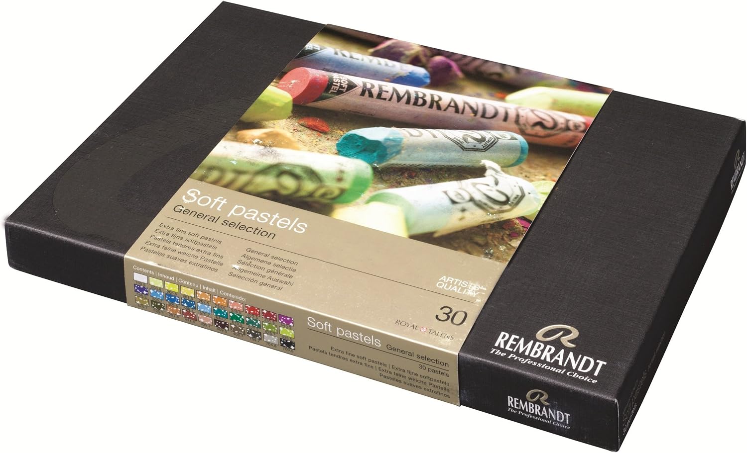 Rembrandt Professional Soft Pastel Set General Colour Selection, 30 colors - Image 3
