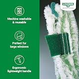 Unger StripWasher MonsoonStrip Pac 14" 35cm Sleeve T Bar Window Washer Green view 6