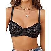 Avidlove Women's Sexy Bra Lace Underwire Unlined Everyday Bra Lingerie S-XXL