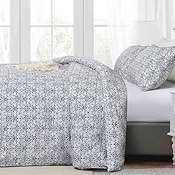 Nanko Beige and Blue Comforter Set Queen Size 3