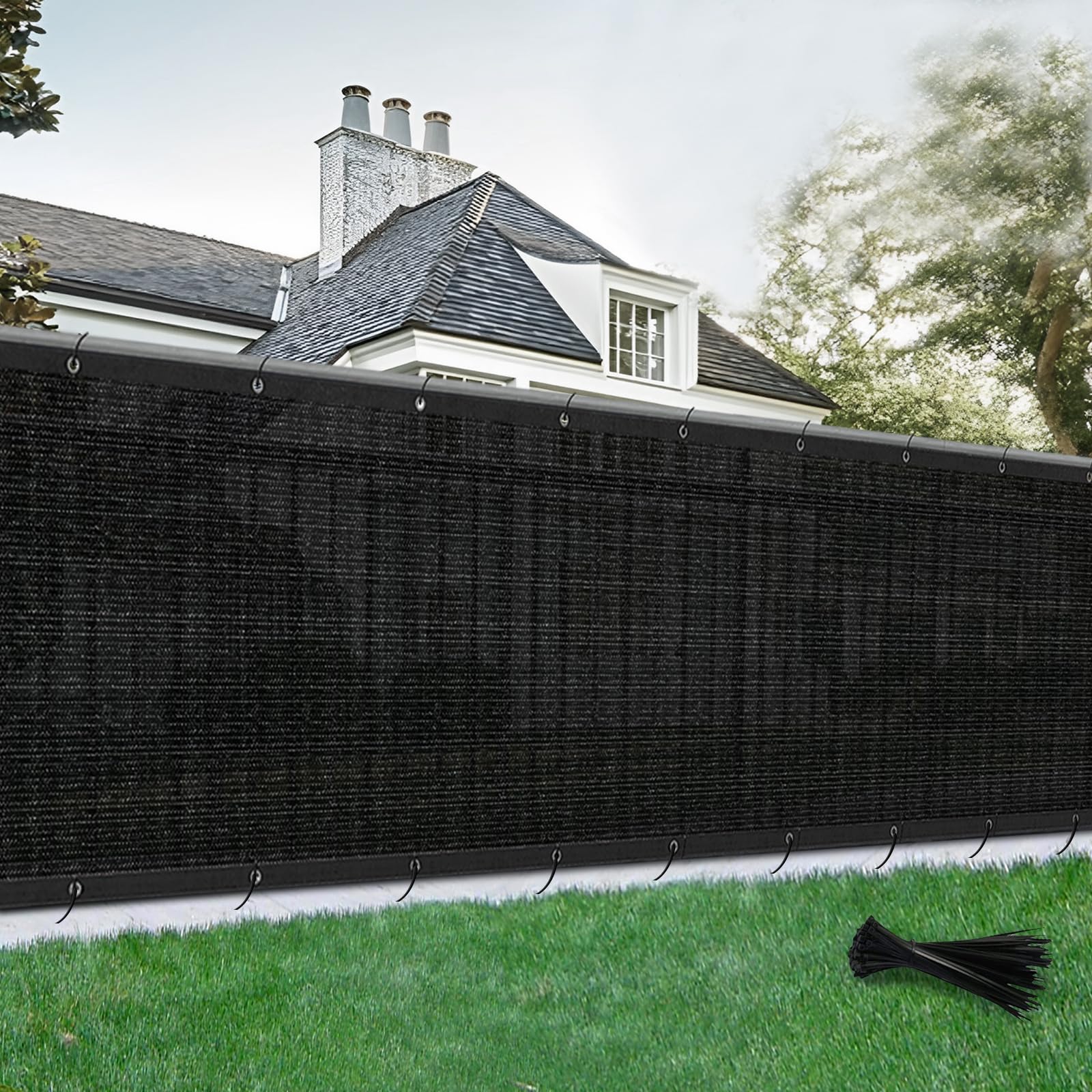 SUNLAX Privacy Fence Screen 4x25FT Heavy Duty Mesh