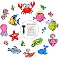 Secopad Non Slip Bathtub Stickers, 18 PCS Sea Adhesive Kids Anti Slip Decal Threads for Shower and Bath Tub with Premium Scra