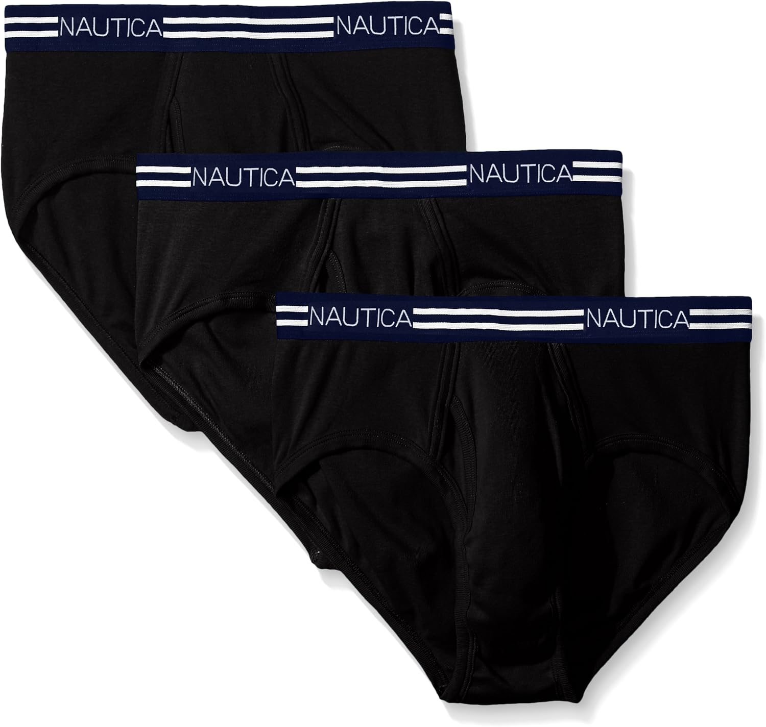 Nautica Men's Comfort Cotton Underwear Fly Front at  Men’s Clothing store