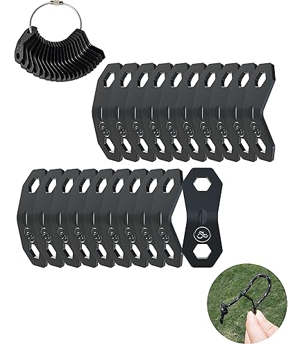 Leliafleury Lot De 30 Tendeurs De Corde De Tente à 3 Trous En