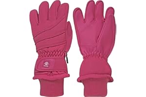 N'Ice Caps Kids Waterproof Winter Thinsulate Warm Gloves (Fuchsia, 7-8 Years)