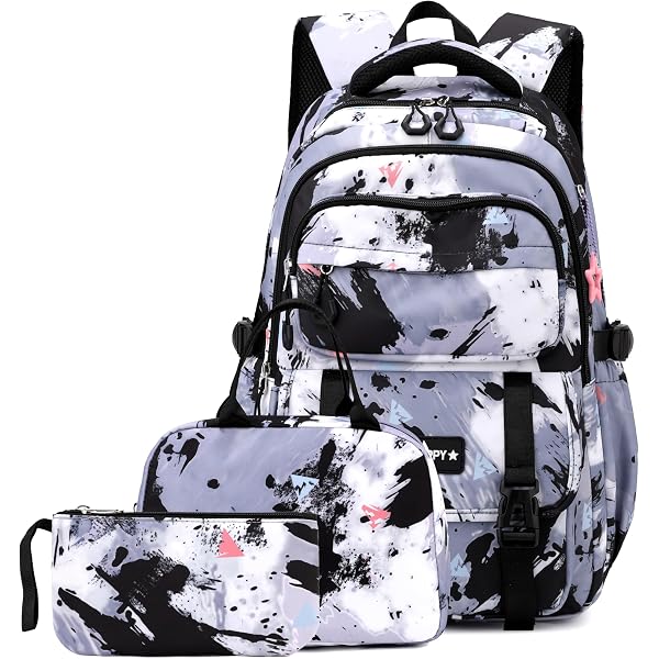 Yvechus Camo Backpack Set With Lunch Bag - Lightweight, Waterproof School Bookbag For Kids - View #4