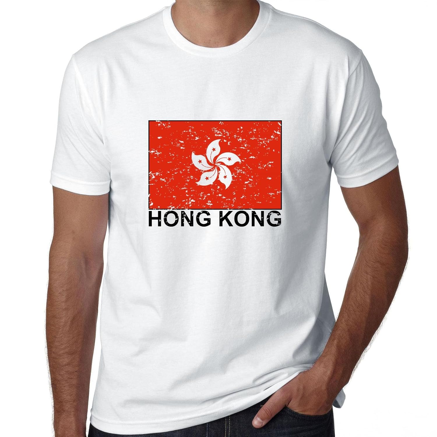 Hong Kong Flag Special Vintage Edition Men S T Shirt Zelite