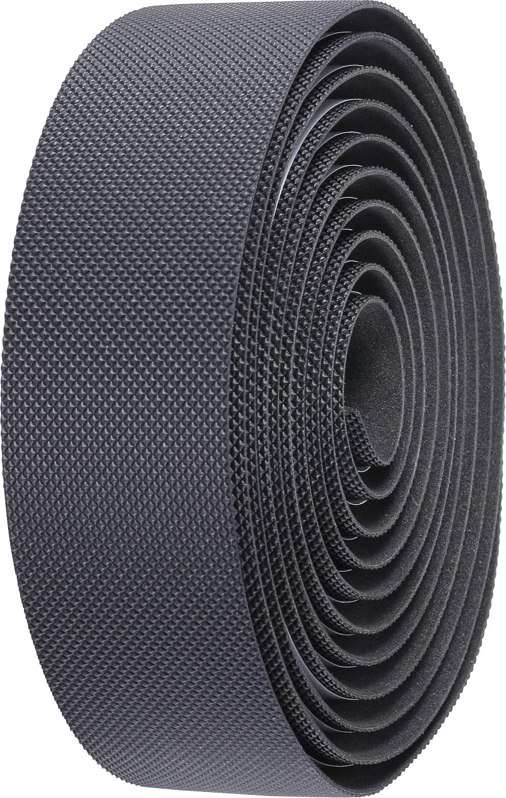 BBB Cycling Bike Handlebar Tape Gravel And Road Bike Diamond Pattern For Strong Grip Includes Handlebar Plugs GravelRibbon BHT-16,Black