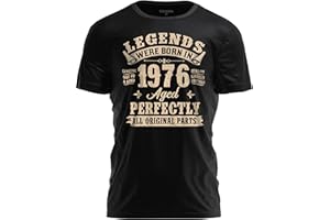 Legends were Born in T-Shirt – Vintage Milestone Year Aged Perfectly Shirts – Celebrating Birthday Retro Graphic Tees