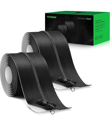 Heavy Duty Zipper for Dust Barrier - Peel and Stick Heavy Duty Zipper for Dust Barrier - Peel and Stick