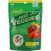 Karen's Naturals Organic Freeze Dried Vegetables, 4 oz | Crunchy organic freez dried vegetables. No additives, preservatives or sweeteners.