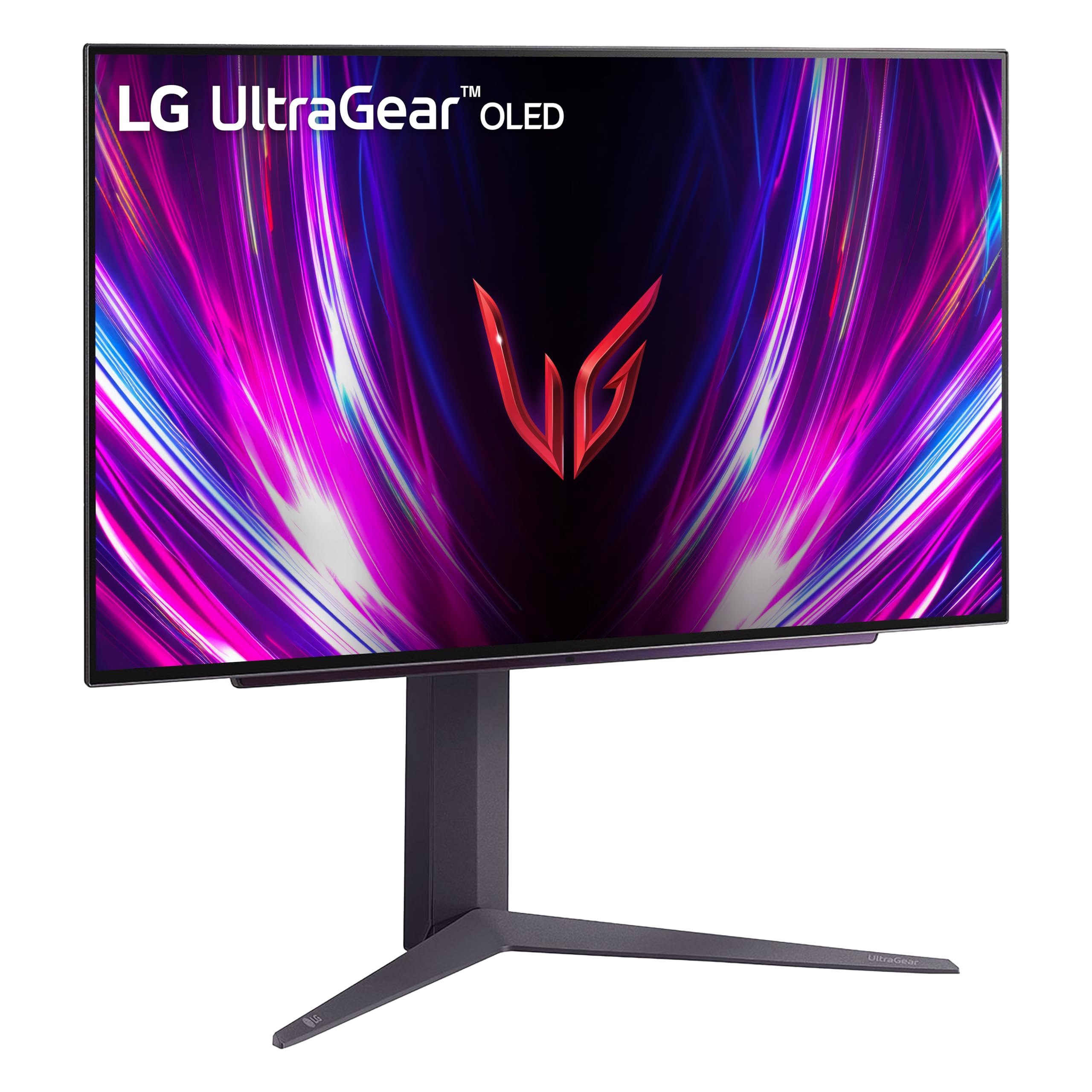 LG ‎27GS93QE 27-inch Ultragear OLED Gaming Monitor QHD 1440p 240Hz 0.03ms DisplayHDR True Black 400 AMD FreeSync Premium Pro NVIDIA G-Sync HDMI 2.1 DisplayPort Tilt/Height/Pivot Stand Black