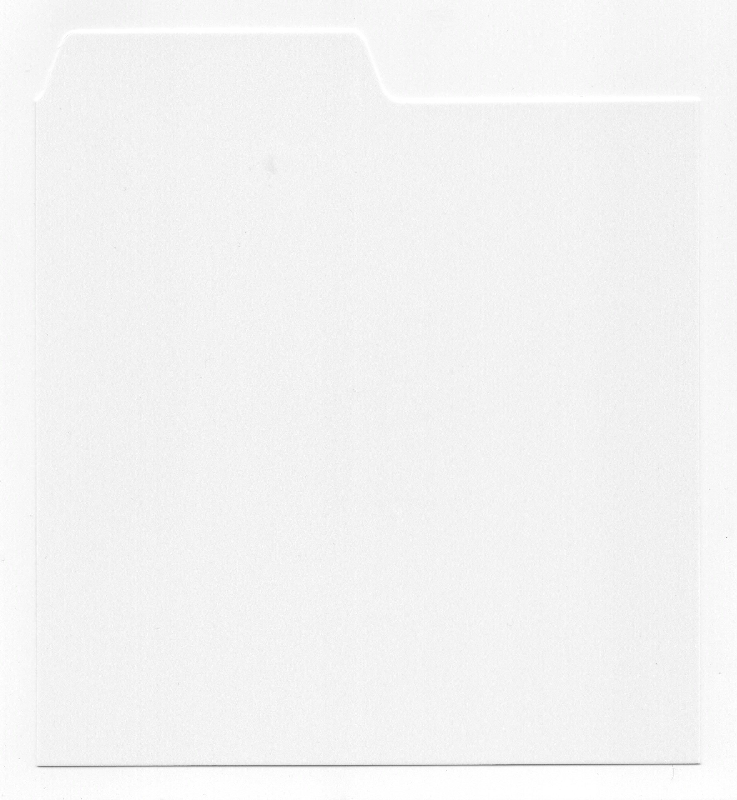 Pack of 26 x 7" inch White Plastic Vinyl Single 45RPM A - Z Record Collection Dividers