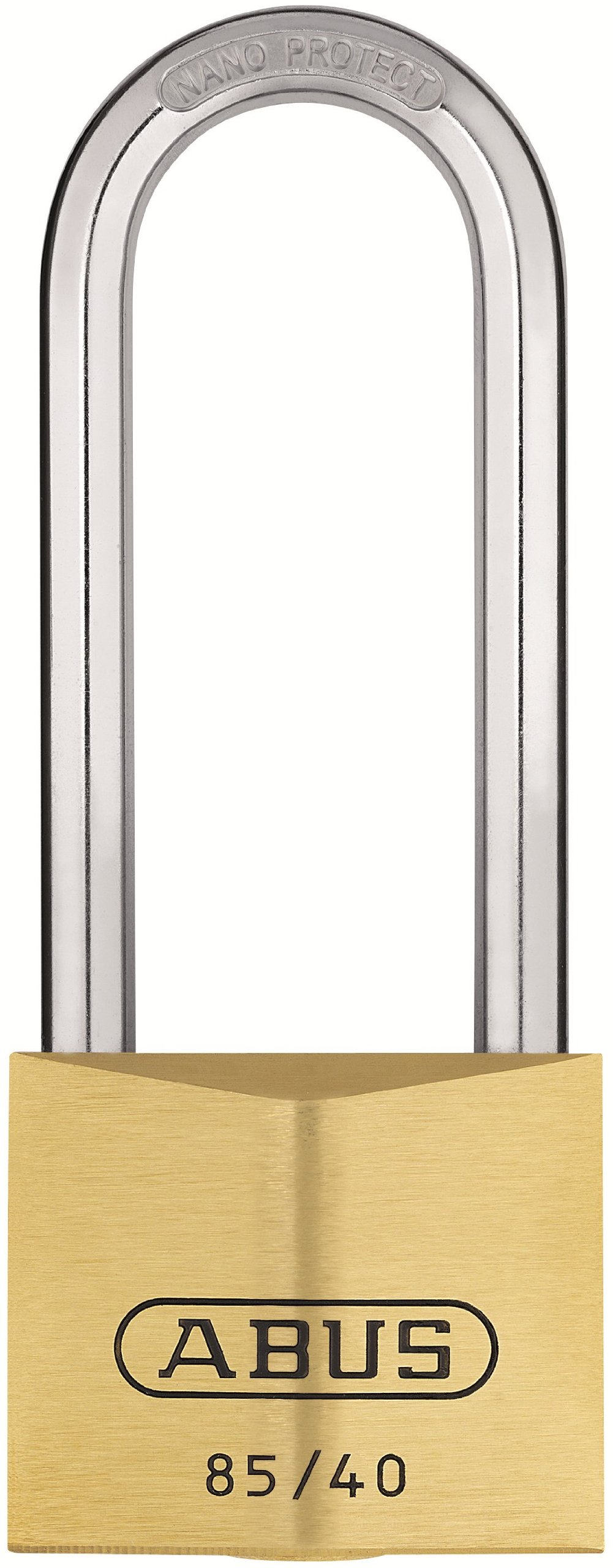 ABUS 36520 63mm Stainless Steel Long Shackle Service Brass Padlock with 706 Alike Keyed