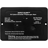 Safe T Alert - Mini Dual LP/CO Alarm - Flush Mount Black - 25-742-BL
