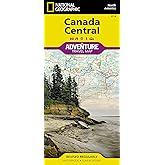 Canada Central Map (National Geographic Adventure Map, 3114)