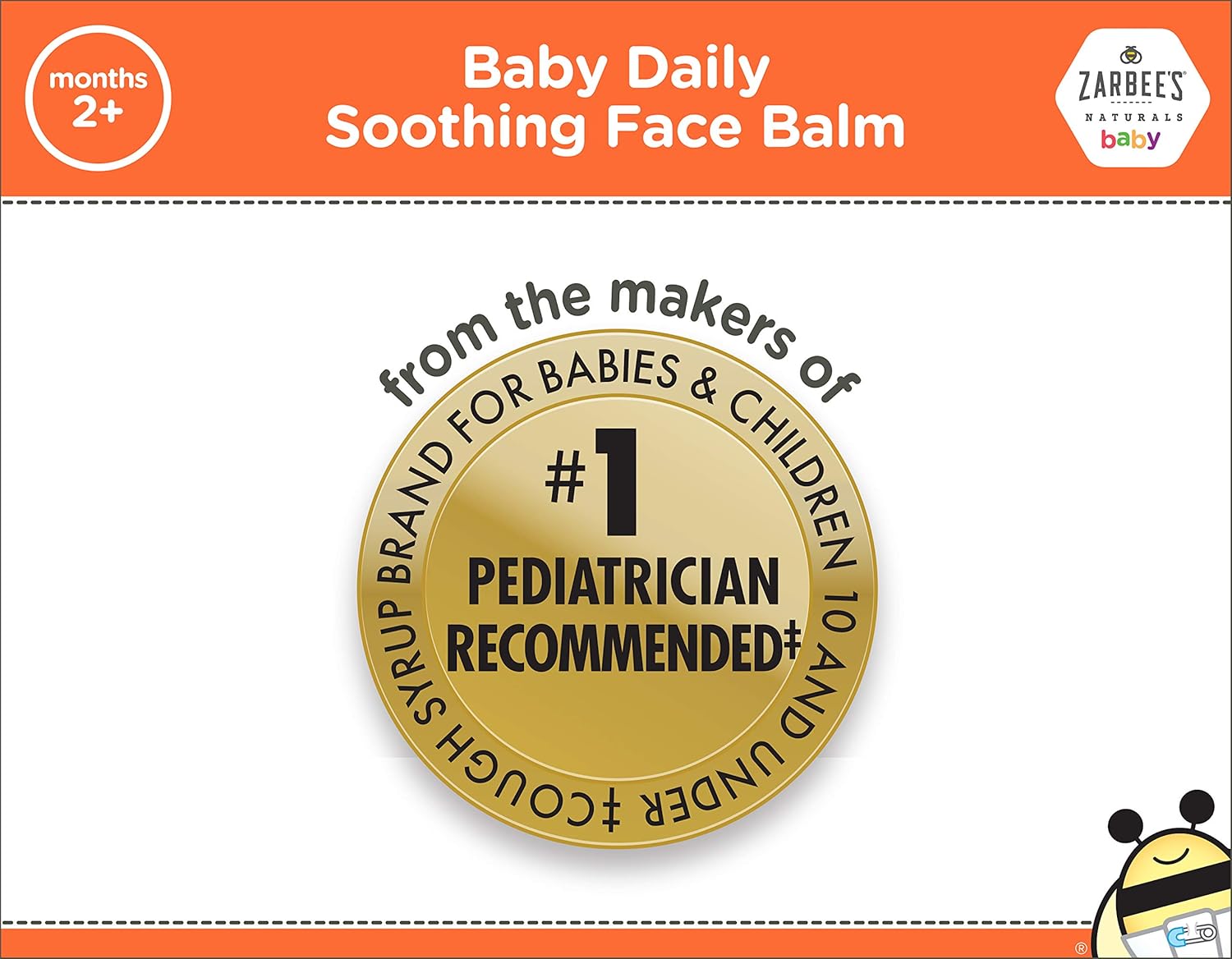 Zarbee's Naturals Baby Soothing Face Balm, 1.75 Ounces, with Beeswax, Sunflower & Chamomile: Health & Personal Care