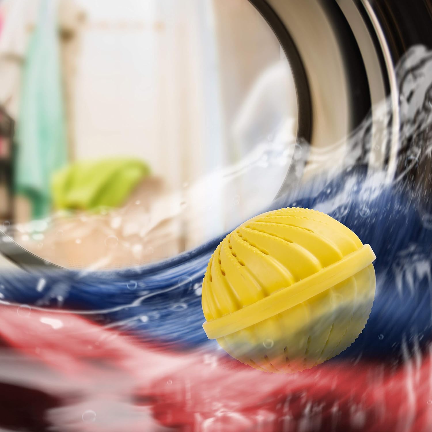 Hinrichs 2 Laundry Balls, Washing Balls for Washing Machine, wash Without Detergent, for Approx. 1,500 Washes - Image 5