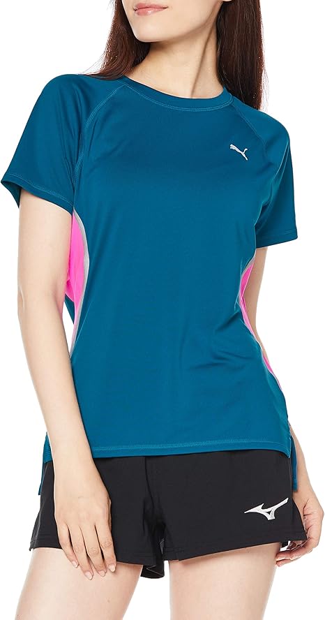 Amazon プーマ ランニング半袖 ラン ライト レイザーカット Ss Tシャツ レディース シャツ 通販