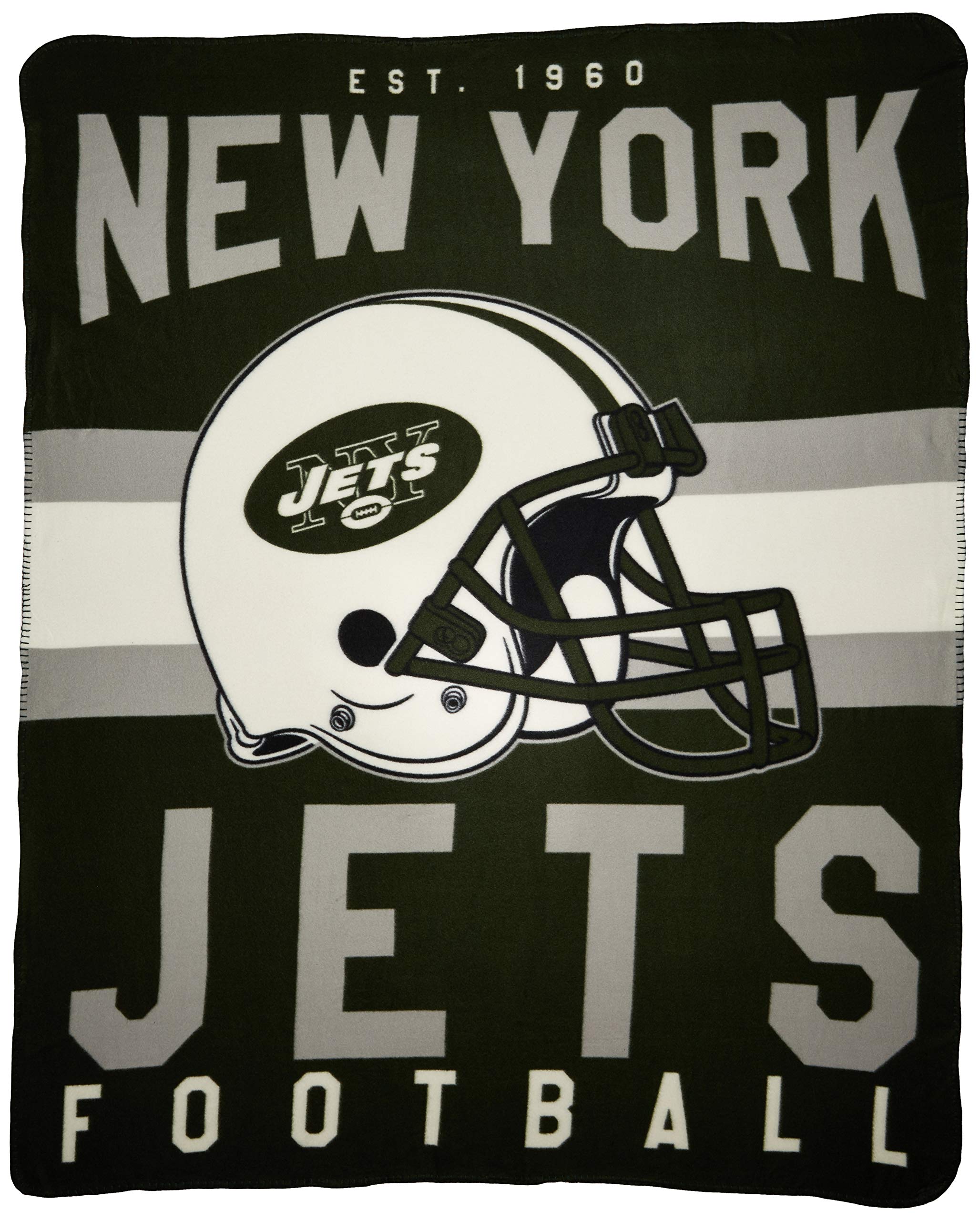 Northwest The Company NFL New York Jets Printed Fleece Throw, 50 x 60-inches