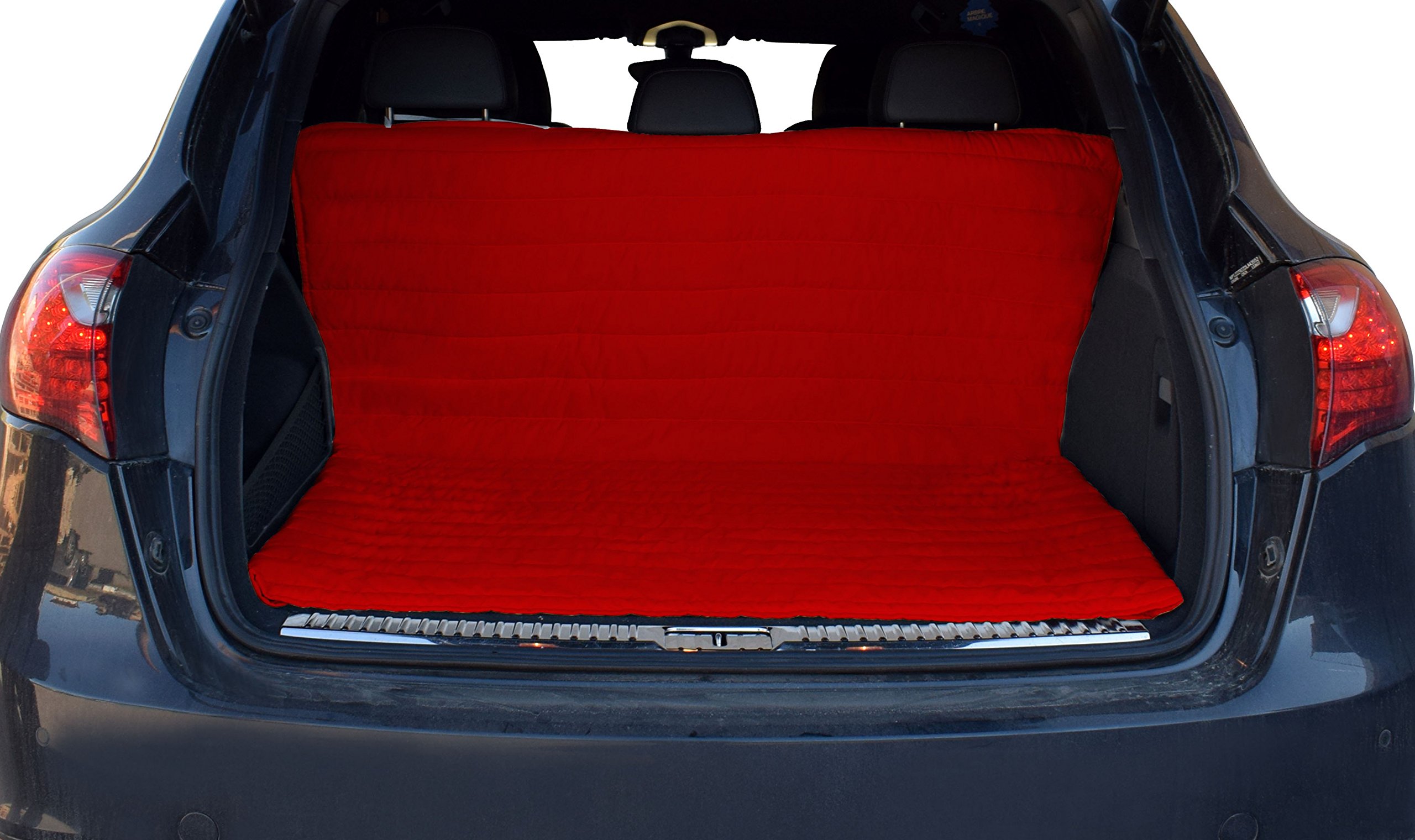 Italian Bed Linen Elegant Doubleface Auto Trunk Cover red/Royal, 130x140cm