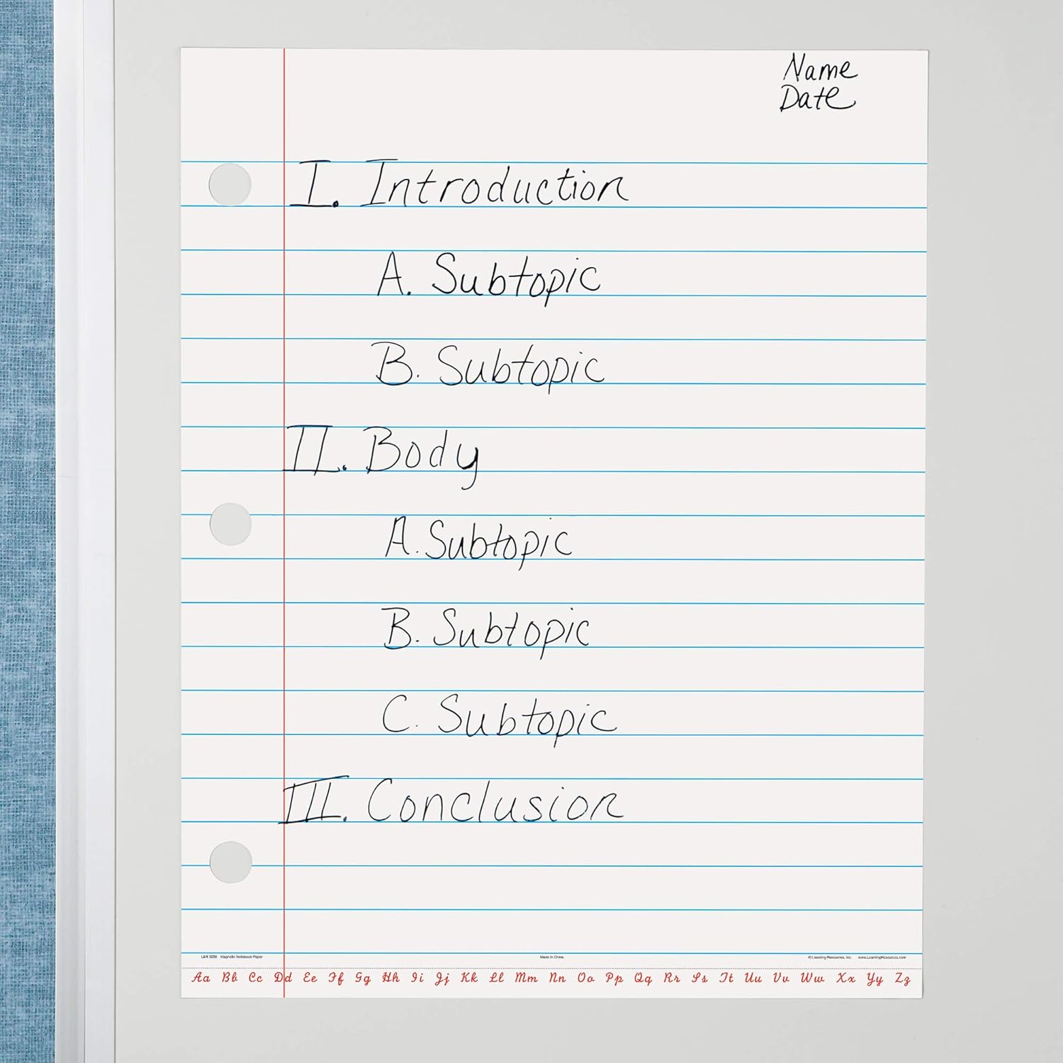 Learning Resources Giant Sized Notebook Paper, Durable Write