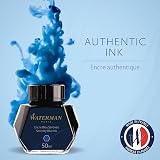 Waterman Serenity Blue Fountain Pen Ink 50ml Bottle view 2