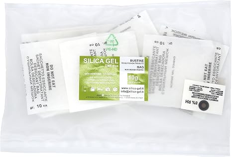 Lot De 100 Sachets Silica Gel 1 Gramme - Dessicant Anti-humidité, Neuf, Origine Italie