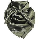 Molans 35 Inch Solid Color Wild Rag, Pure Cowboy Bandanas Oversize Western Neckerchief Bolo Head Scarf for Men Women
