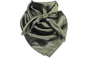 Molans 35 Inch Solid Color Wild Rag, Pure Cowboy Bandanas Oversize Western Neckerchief Bolo Head Scarf for Men Women