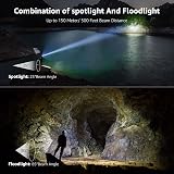 Lepro Head Torch Rechargeable 2 Pack Waterproof LED Headlamp 6 Modes 30H view 2