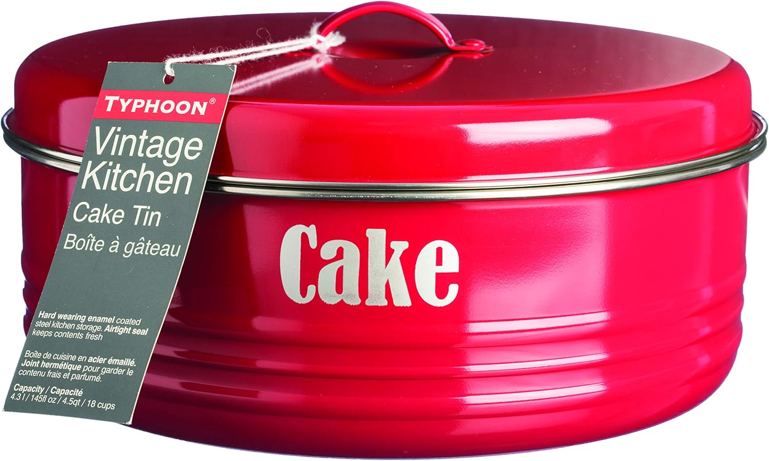 Typhoon Vintage Kit – Caja metálica para Tartas: Amazon.es: Hogar