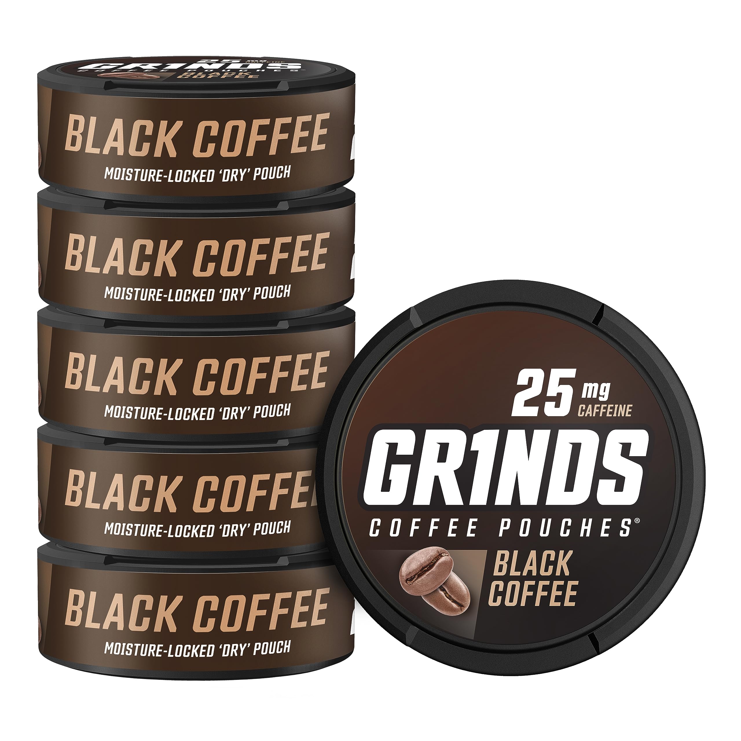 Mua Grinds Coffee Pouches 6 Cans of Black Coffee 18 Pouches Per Can