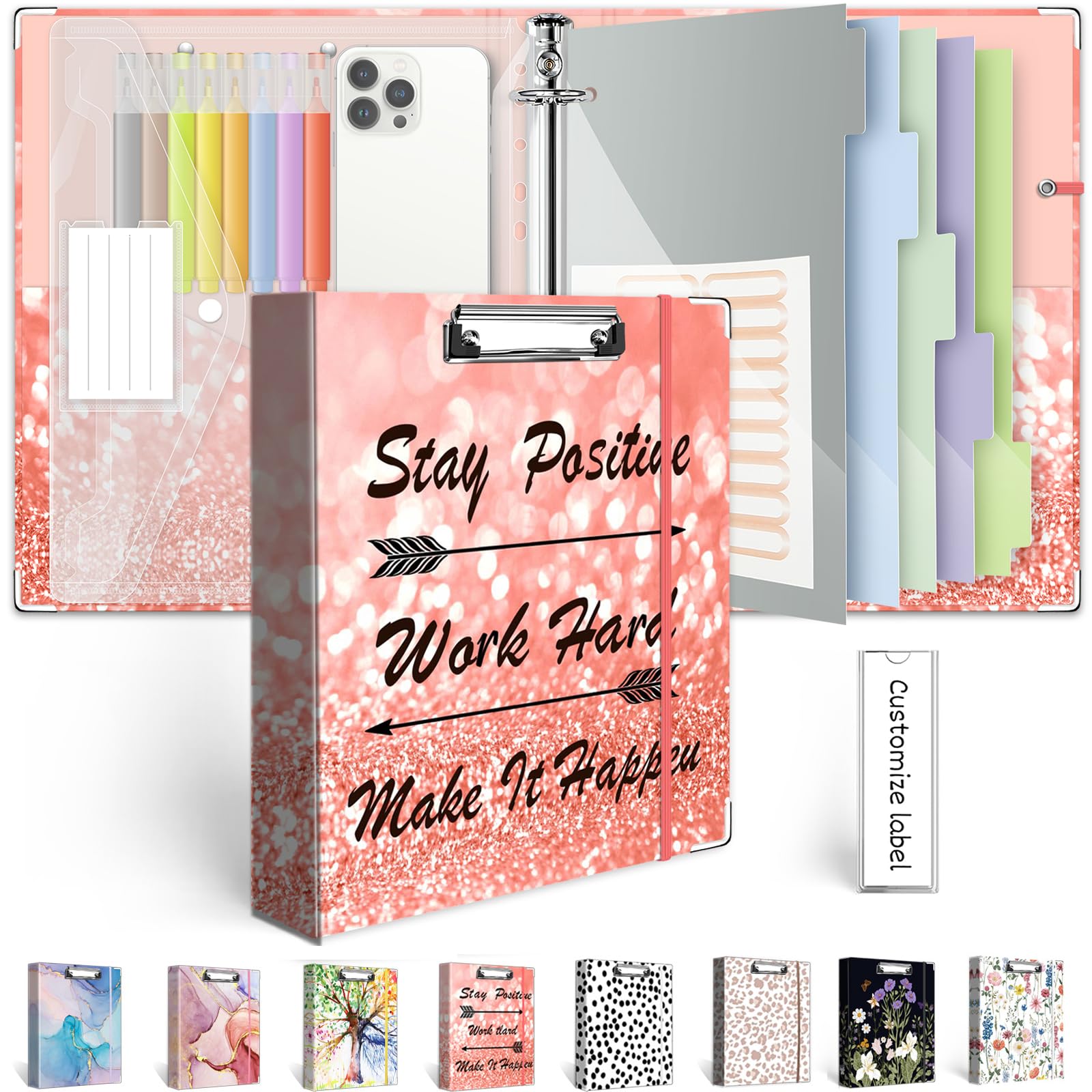 3 Ring Binder 1 Inch, Three Ring Binders Organizer