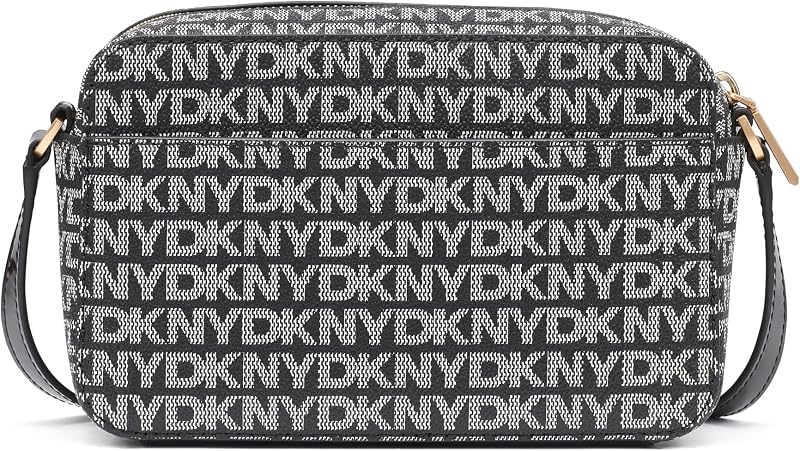 Women's Avril Camera Bag, Black and Black Logo