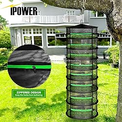iPower Zippered 8 Layer 24" Herb Drying Rack with