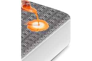 PAYHUIN Waterproof Mattress Protector Super King Size, Soft Breathable Mattress Pad with Deep Pocket 8"-21", Noiseless 3D Air