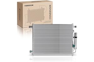 A-Premium Air Conditioning A/C Condenser Compatible with Chevrolet Aveo, Aveo5 & Pontiac Wave, Wave5 & Suzuki Swift, Swift+