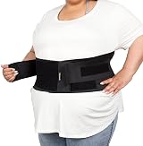 BraceUP Plus Size Back Support Brace 3XL-5XL with Straps view 1