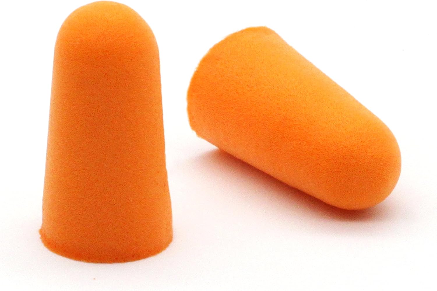 Noise Reduction Ear Plugs Soft Foam Earplugs 50 Pairs for Sleeping, Shooting, Racing, Traveling, Concerts, Construction Work (Orange)