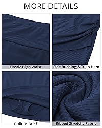 GRAPENT Plus Size Swimsuit Bottoms Plus Size