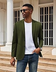 COOFANDY Mens Suit Blazer Classic Fit Casual