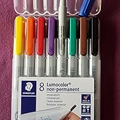 STAEDTLER Lumocolor 31-9WP4GS - Rotuladores Permanentes De Color Negro, Estuche Con 4 Unidades De Distinto Grosor