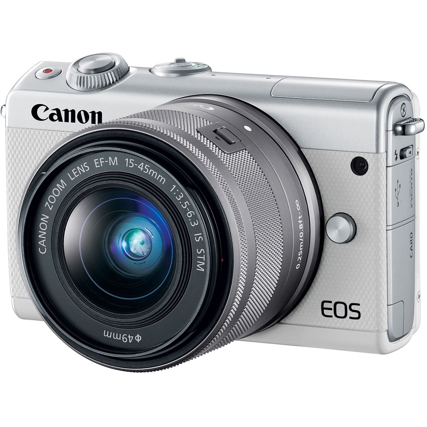 ☆新品未開封☆Canon EOS M100 Wズームキット WH Canon ミラーレス一眼カメラ EOS M100