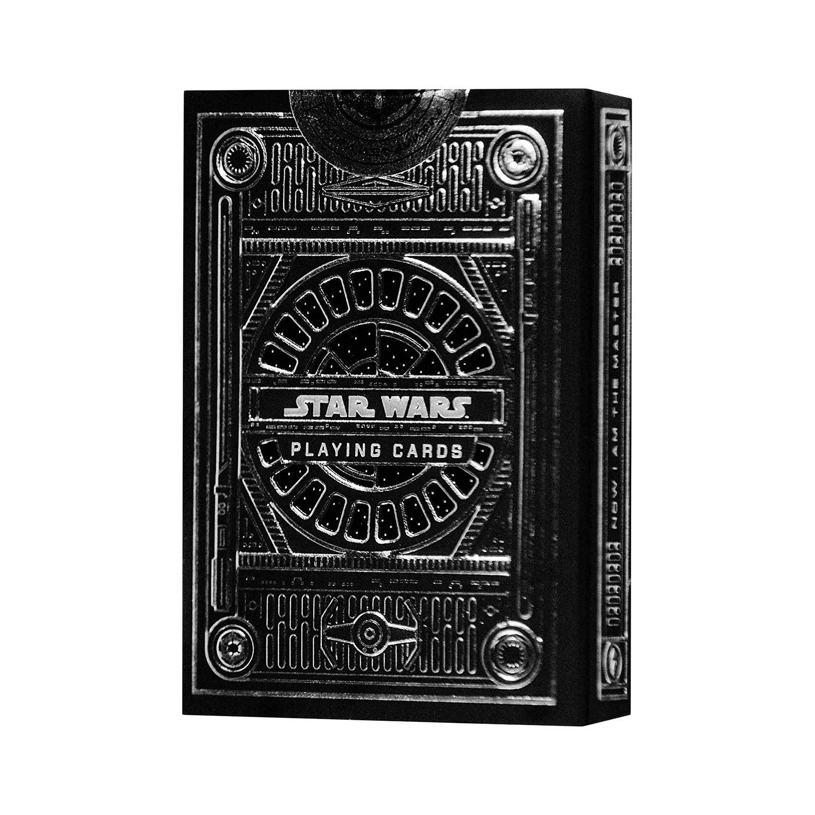 SOLOMAGIA Star Wars Dark Side Silver Edition Playing Cards (Graphite Grey) by theory11