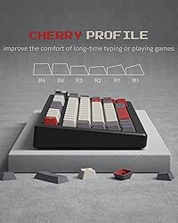 Womier Keycaps, Custom PBT Doubleshot Keycaps 60 65