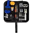 144 Piece Watch Repair Kit- Tool Set for Repairing Watches Including Opener, Watch Holder, Link Remover and Storage Carrying Case by Stalwart